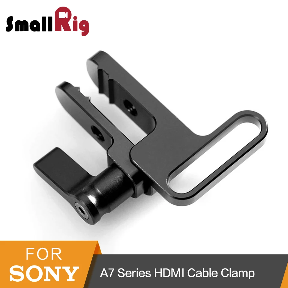 Comprar Cerradura de abrazadera de Cable HDMI para Sony A7II A7RII A7SII ILCE 7M2 ILCE 7RM2 jaula pequeña 1679