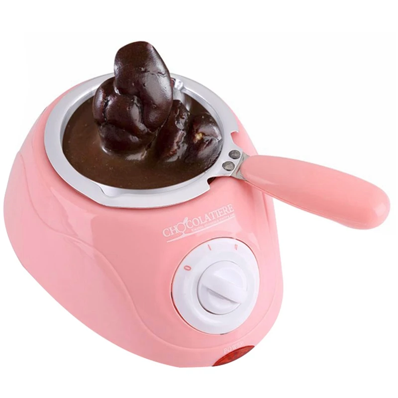 Best Chocolate Candy Melting Pot Electric Chocolate Fountain Fondue Chocolate Melt Pot Melter Machine Diy Kitchen Tool Gift Ha