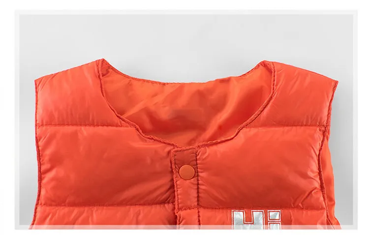 Fanfiluca Autumn Girls Vest Thin Cotton Baby Vest Winter O-neck Solid Warm Winter Coat Girl Black Boys Winter Spring Waistcoats 011