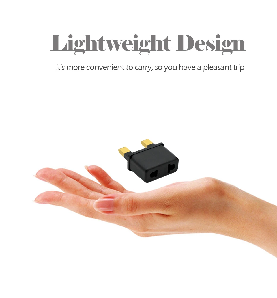 1PC US EU TO UK AC Power Adaptor Plug Travel Wall Charger Outlet Adapter Converter 2 Socket For Phone Laptop Electronic Charging (6)