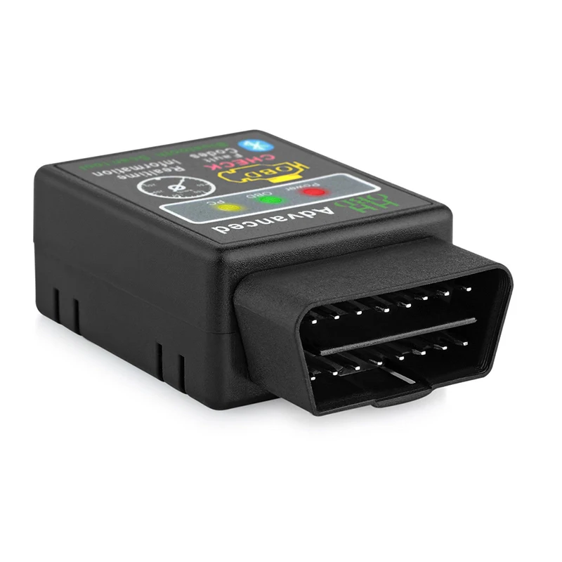 Лучший чип PIC18F25K80 Расширенный HH OBD ELM327 Bluetooth V1.5 OBD2 сканер ELM 327 1,5 для Android/PC OBDII Автомобильный диагностический инструмент