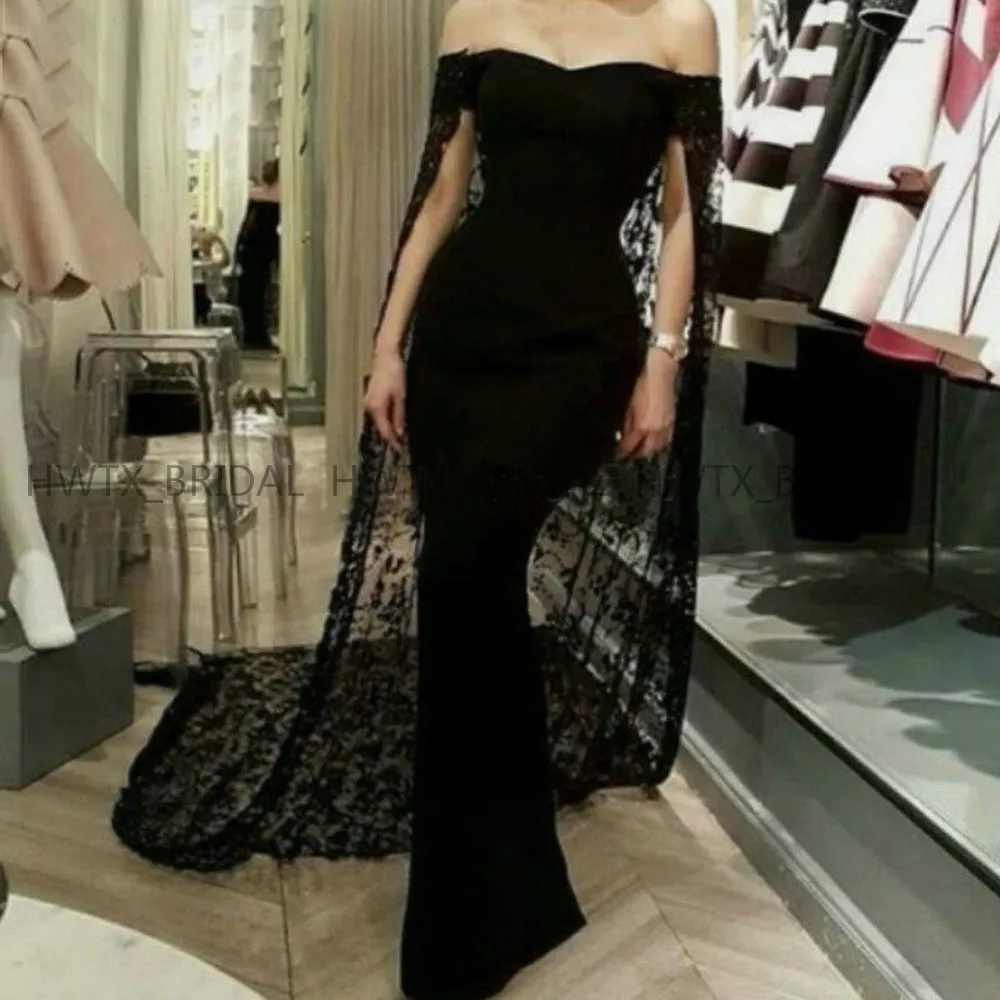 mermaid gown with cape