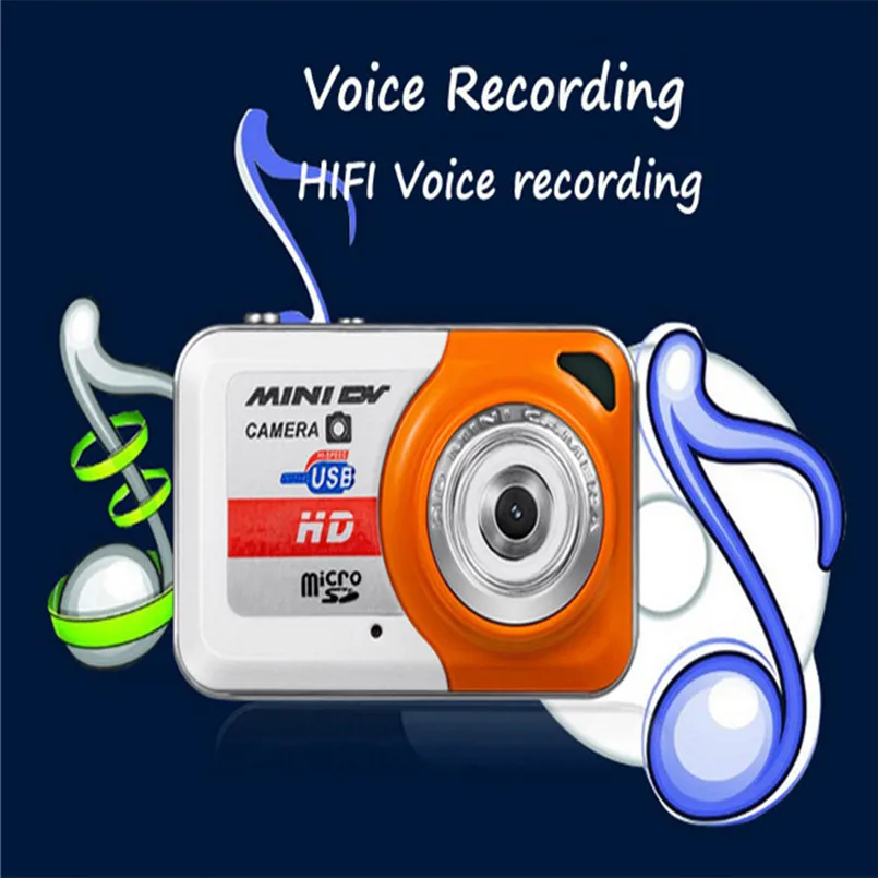 HD Ultra Portable 1280X1024 Mini Camera X6 Video Recorder Digital Small Cammera Support AVI video Mini HD Digital Camera 40AP2514