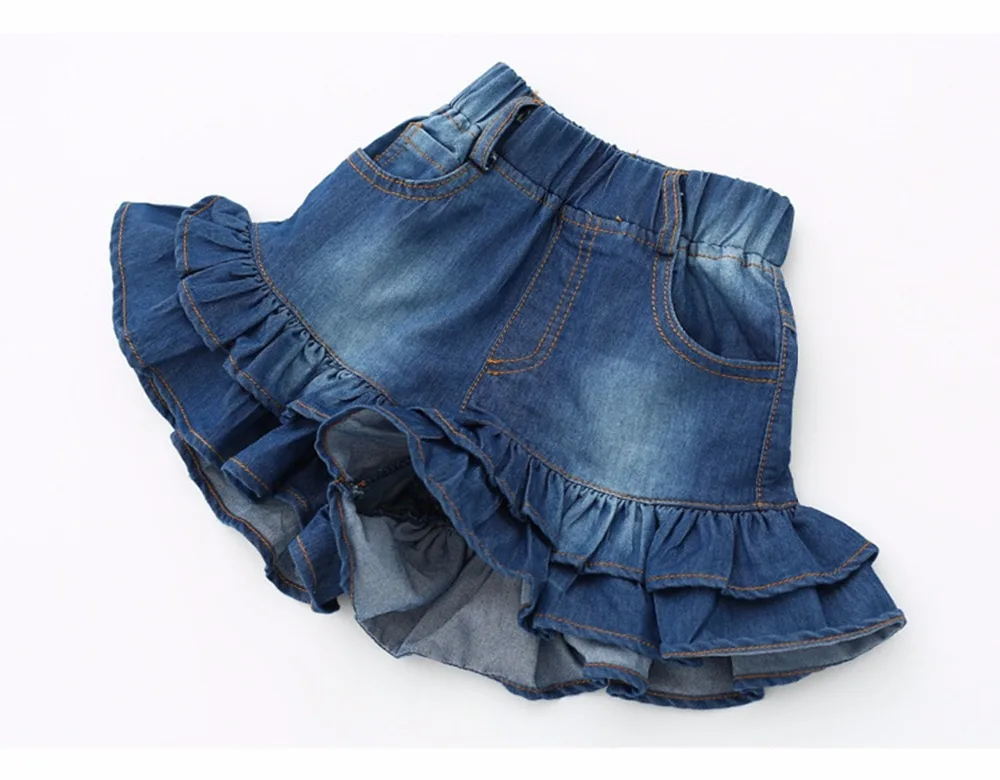 Calças de Brim Chumhey Bebê Meninas Shorts Verão Denim Macio Calças Curtas Menina Bordado Animal Quentes Crianças Roupas Toldder 3-8 t 8 calças de brim quentes crianças roupas toldder