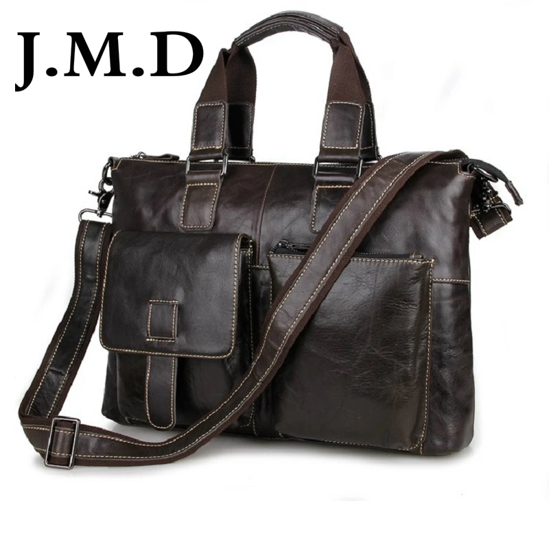 J.M.D 2017 New Arrival 100 Genuine Leather Unisex Versatile Handbags