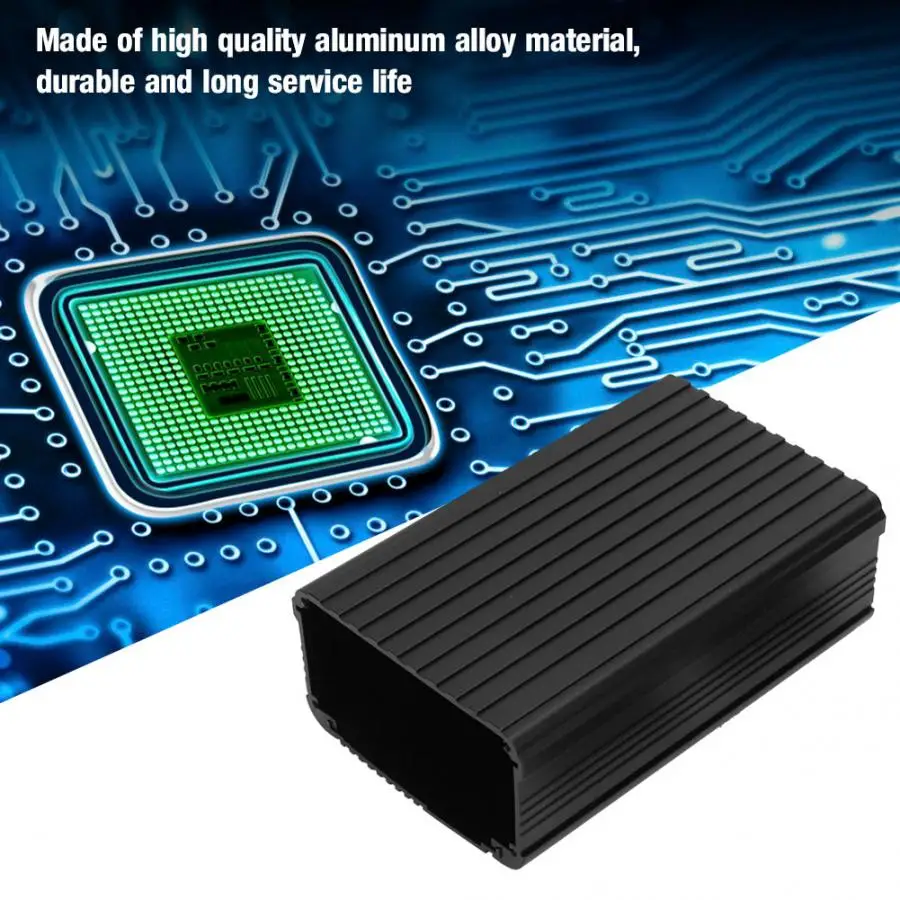 

Circuit Board Controller Aluminum Cooling Box DIY Electronic Project Enclosure Case Printed Circuit Board Instrument Box