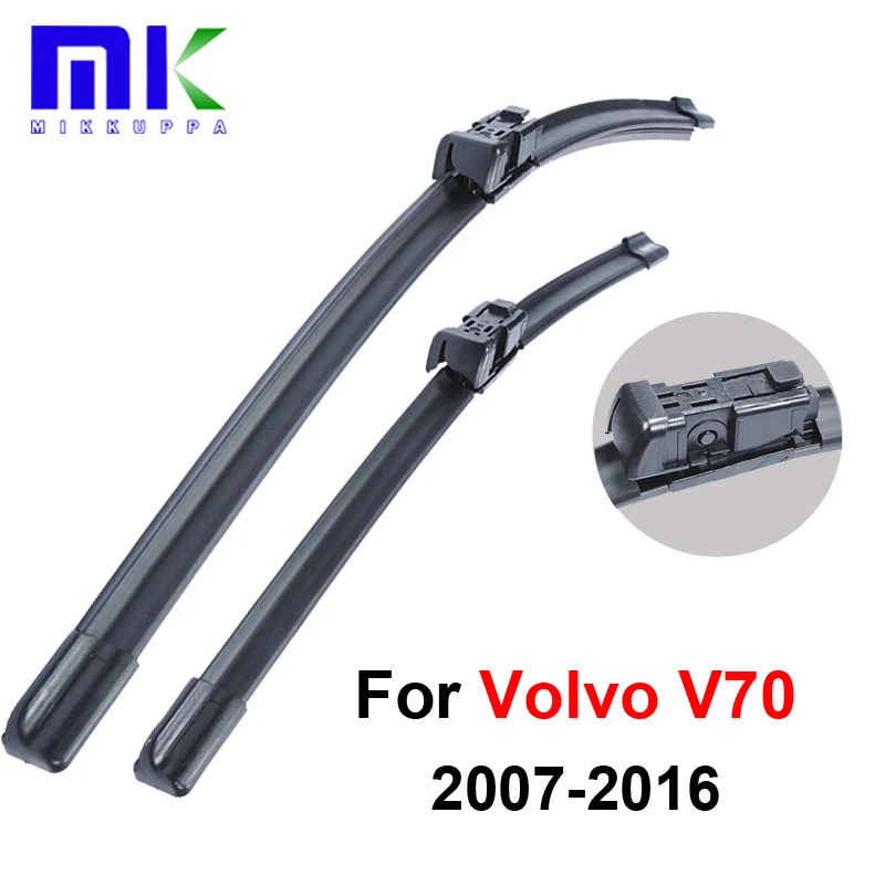 Silicone Rubber Front Wiper Blades For Volvo V70 2007 2008 2009 2010