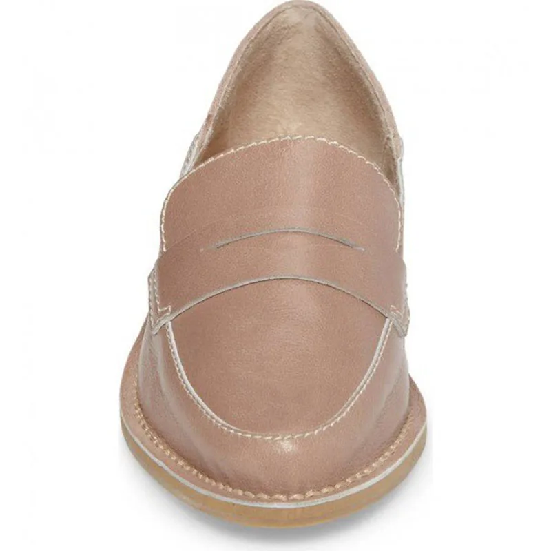 khaki_round_toe_loafers_for_women_comfortable_flats_2_
