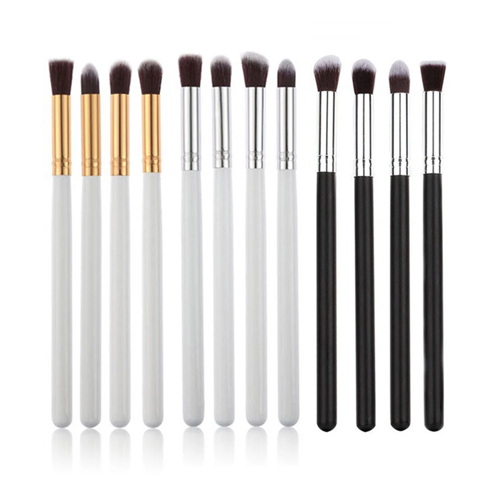 

4 pcs/set Makeup Brush Set Cosmetic Foundation Blending Pencil Blush Kabuki Eyebrow Eyeshadow Foundation Make Up Brush