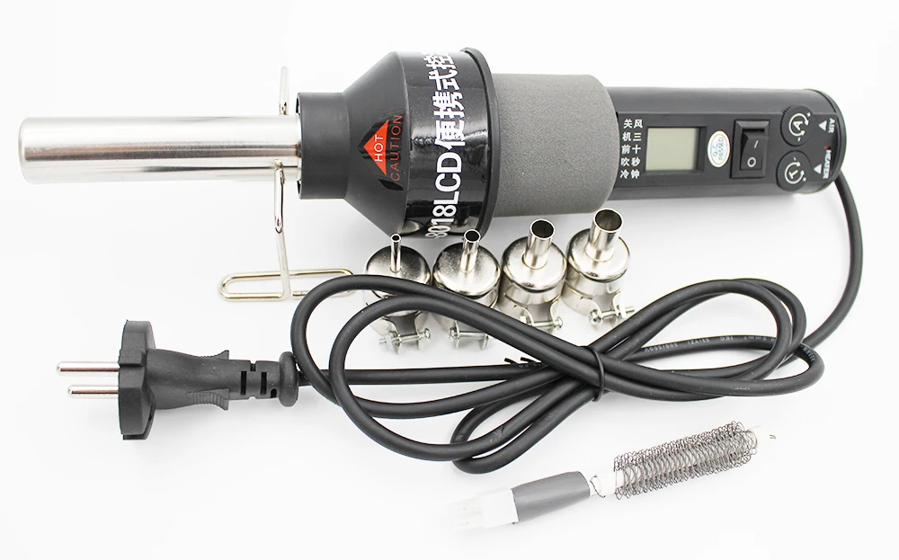 450 Вт ЖК-дисплей с регулируемой температурой паяльная станция горячий воздушный пистолет для IC SMD Распайка паяльная сменный нагреватель