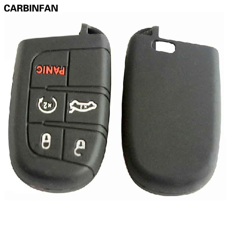 

For Grand Cherokee / DODGE JCUV / Journey FREEMONT FIAT / Chrysler 300C Silicone Remote Control Key Case Cover