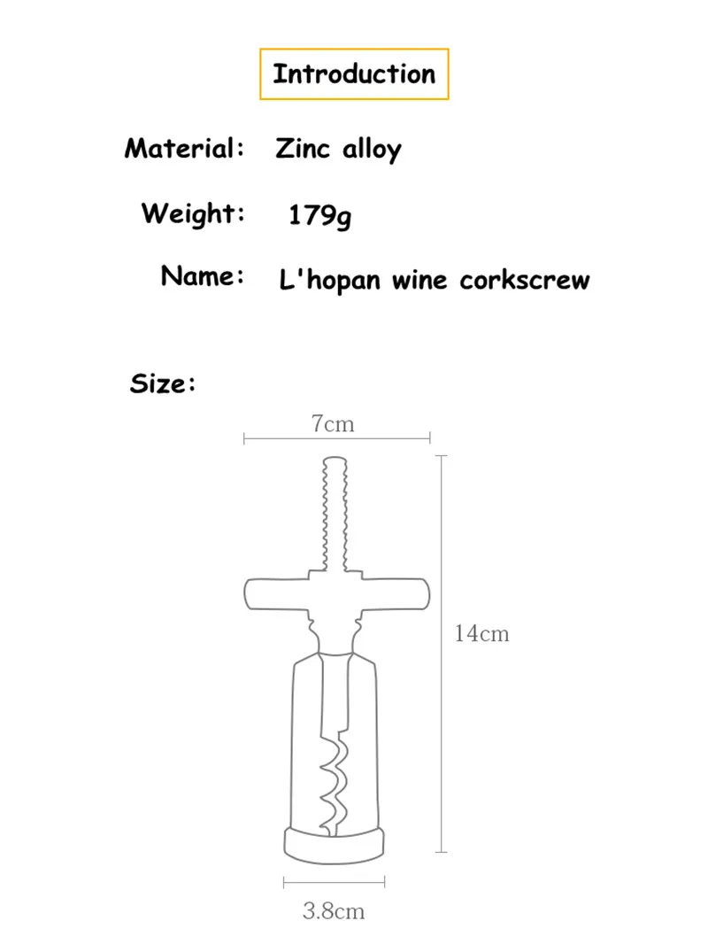 Магазин Продвижение штопор из сплава цинка открывалка для вина Рабочая экономичная многофункциональная Панель открывалка для пивных бутылок