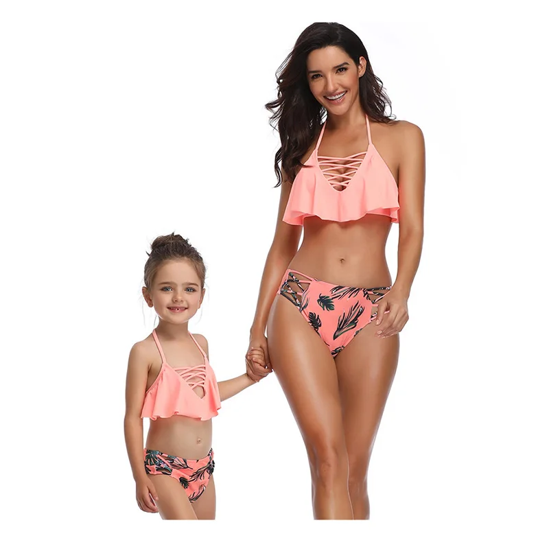 Mother Daughter Matching Bikini