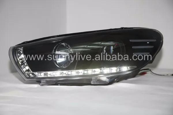 Светодиодный головной фонарь для VW Scirocco 2008 до автомобиль с авто мотором