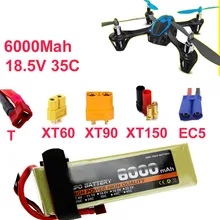 Высокая скорость батареи 5s 35c 18,5 v 6000 mah aeromodeling батарея летательный аппарат li-poly батарея 35C низкое сопротивление аккумуляторная батарея fpv