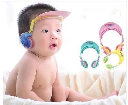 Kids Bath Head Cap Visor Water Soap Shampoo Face Protection Guard Protector Adjustable