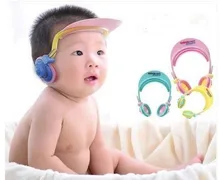 Kids Bath Head Cap Visor Water Soap Shampoo Face Protection Guard Protector Adjustable