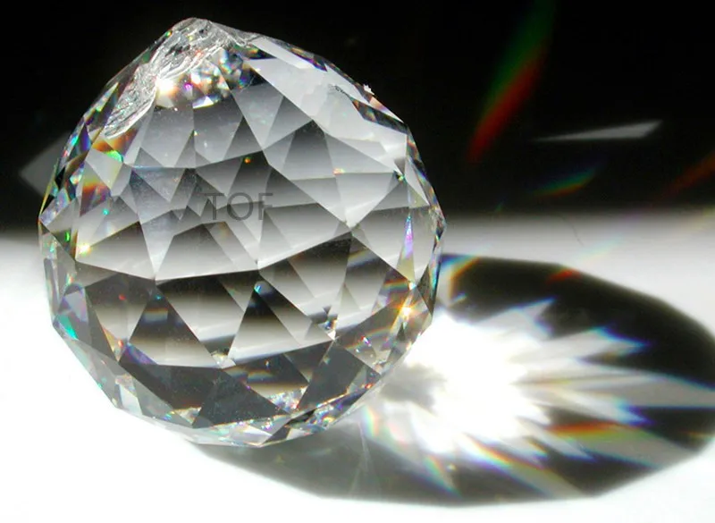 Wholsale 260Pcs/lot 20mm Faceted Crystal Ball Prisms Sun catcher Mixed Color (10 colors) |