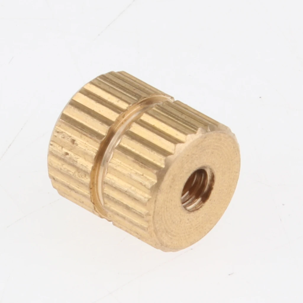 10 Pieces Baritone Knurled Replacemetn Screw Nut for Tuba Brass Instrument