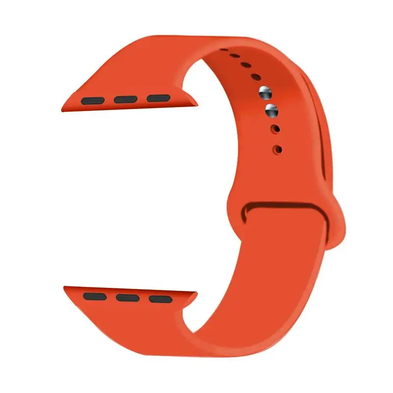 Joyozy Sports soft silicone interchangeable apple watch band 42mm 38mm 40mm 44mm for iWatch series 5/4/3/2/1 apple watch band