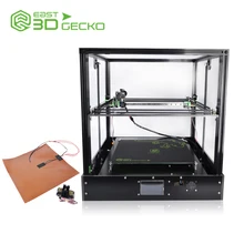 2017 новые 3D-принтеры Восток 3D Gecko core XY Структура DIY с горячей кровать Бесплатная поставка