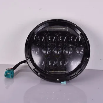 

LED 7inch Round 75w Led Headlight H4 High Low Beam External Lights For Off Road 4x4 Jeep Wrangler Jk Tj Lada Niva DC 12v 24v