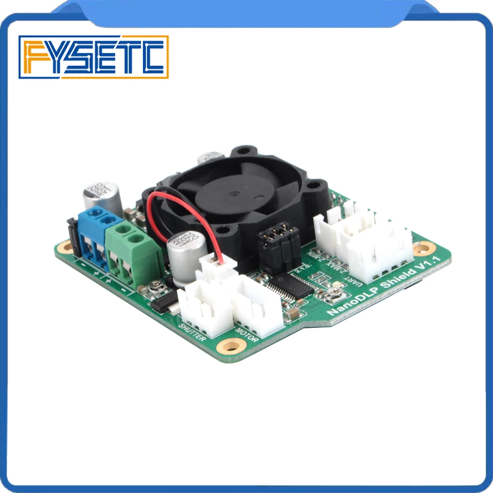 NanoDLP щит V1.1 плата расширения с контролем DRV8825 MOS для Raspberry Pi 3B и светильник