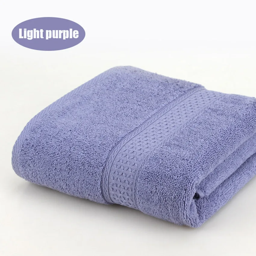 Супер абсорбирующее большое полотенце из чистого хлопка, банное полотенце 70*140, плотное мягкое полотенце для ванной комнаты, удобное пляжное полотенце, 15 цветов