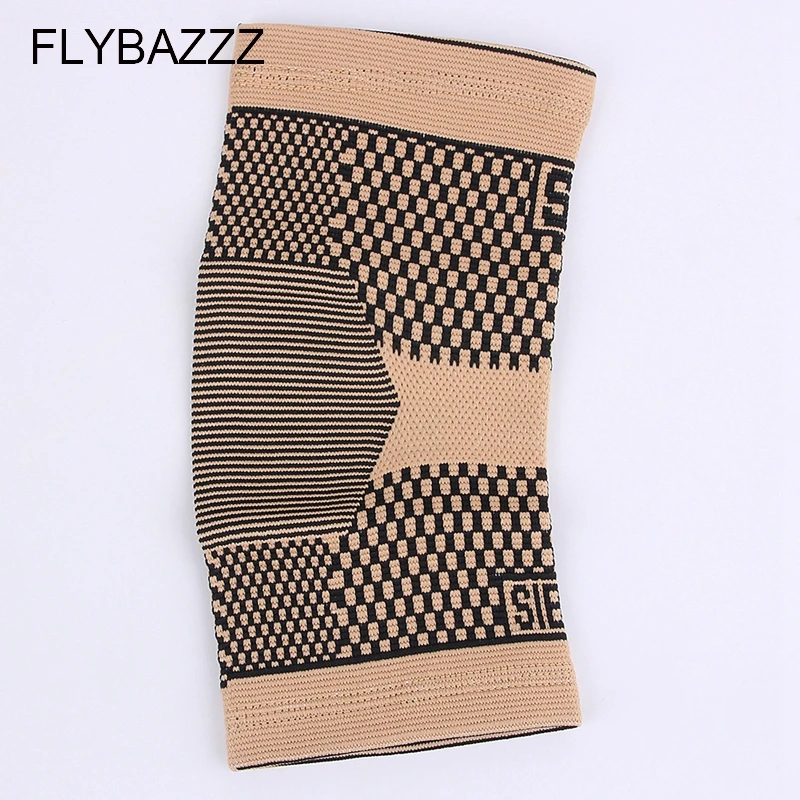 FLYBAZZZ Professional Breathable Elbow Support Salud Sports Volleyball Basketball Arm Sleeve Elastic Elbow Pads free shipping (4)