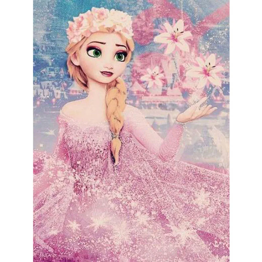 diamond-diy-Frozen-cartoon-Elsa-princess-full-square-diamond-embroidery-cross-stitch-Snow-Queen-diamond-painting (1)
