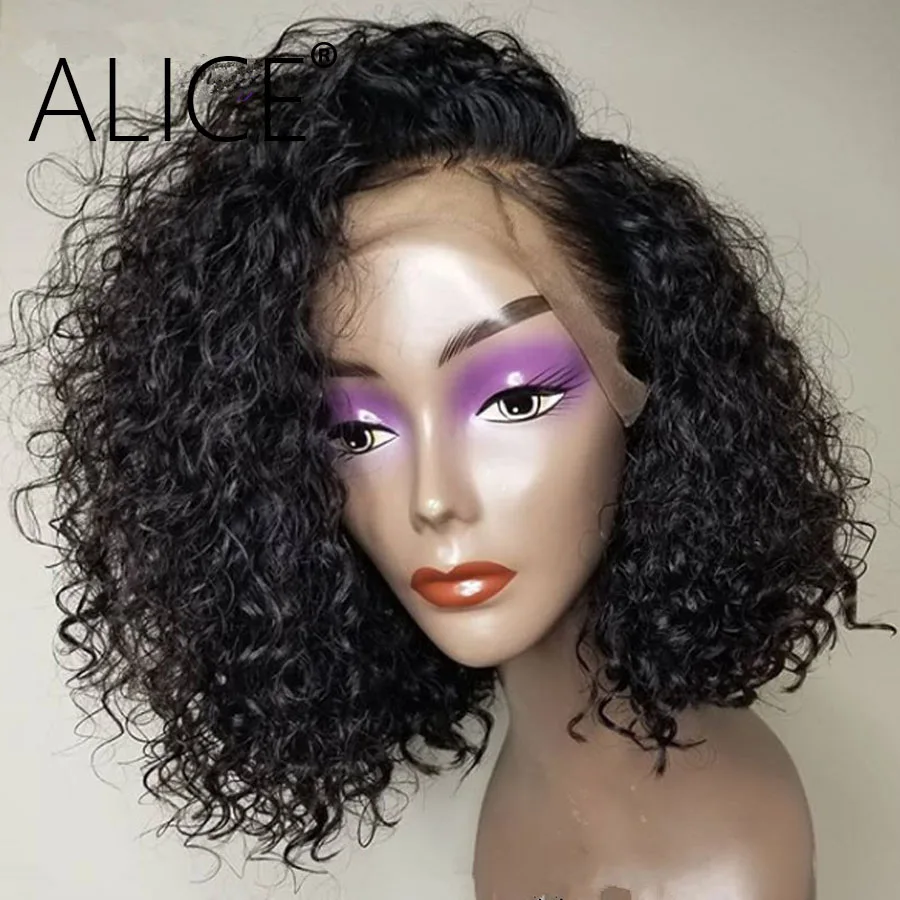 short wigs with baby hair