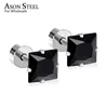 Серьги-гвоздики ASONSTEEL 3-8 мм золотого/серебряного цвета с квадратным фианитом и винтом для женщин и мужчин, Серьги Для Пирсинга Ушей 316L, ювели... ► Фото 2/6