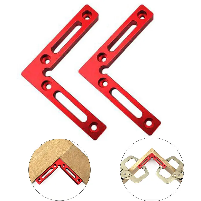 

1/2 Pcs Woodworking Right Angle Positioning Clip 90 Degree Positioning Block Woodworking Tools Measuring Woodworking