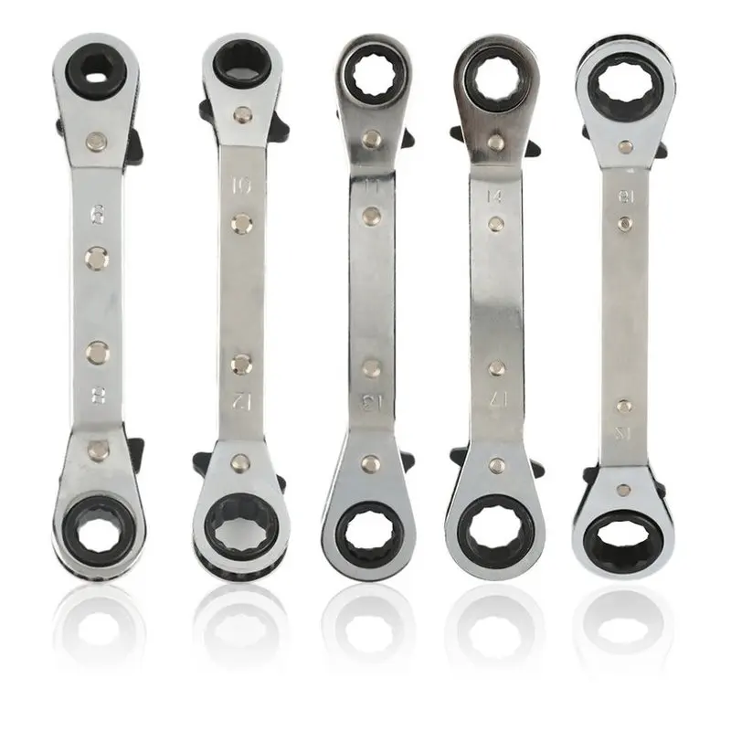 

1pcs SEESII Useful Metric Offset Ring Wrench Spanner Ratchet Metric Hand DIY Tool