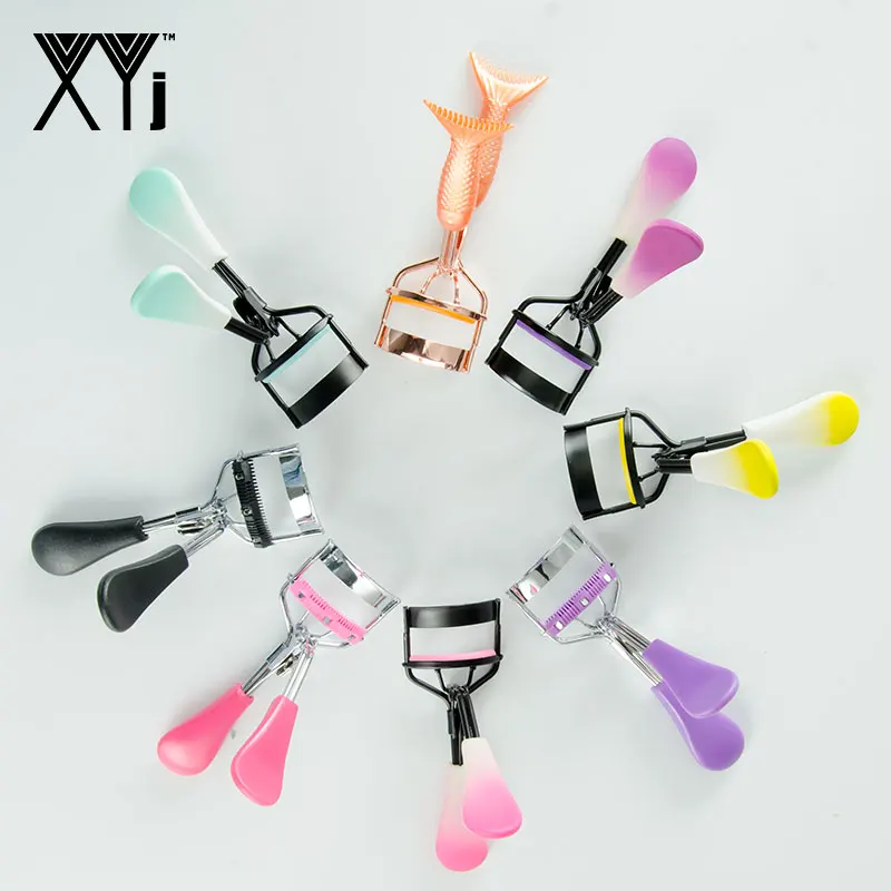 

Eyelash Curlers Eye Lashes Curling Clip False Eyelash Cosmetic Beauty Makeup Tool for Eye Nature Curl Style with Comb Multicolor