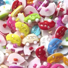 Mini Car Plastic Backhole DIY Baby buttons sewing/accessories/craft