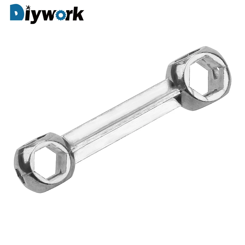 

DIYWORK 6/7/8/9/10/11/12/13/14/15mm 10in1 Cross Triangle Bone Type Hex Wrench Spanner Wrench For Train Electrical Elevator Valve