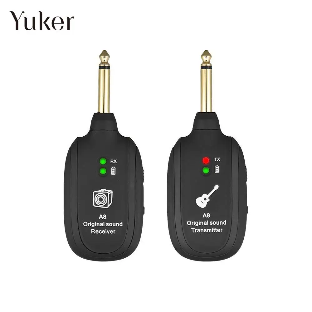 

20Hz-20kHz Musical Instruments Guitar Wireless System Guitar Transmitter Receiver Guitar Receiver Max.50m Convenient