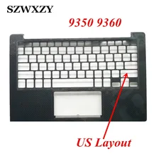 Подлинный для DELL XPS 13 9350 9360 подлокотник для ноутбука Топ чехол Клавиатура США 43WXK 043WXK CN-043WXK