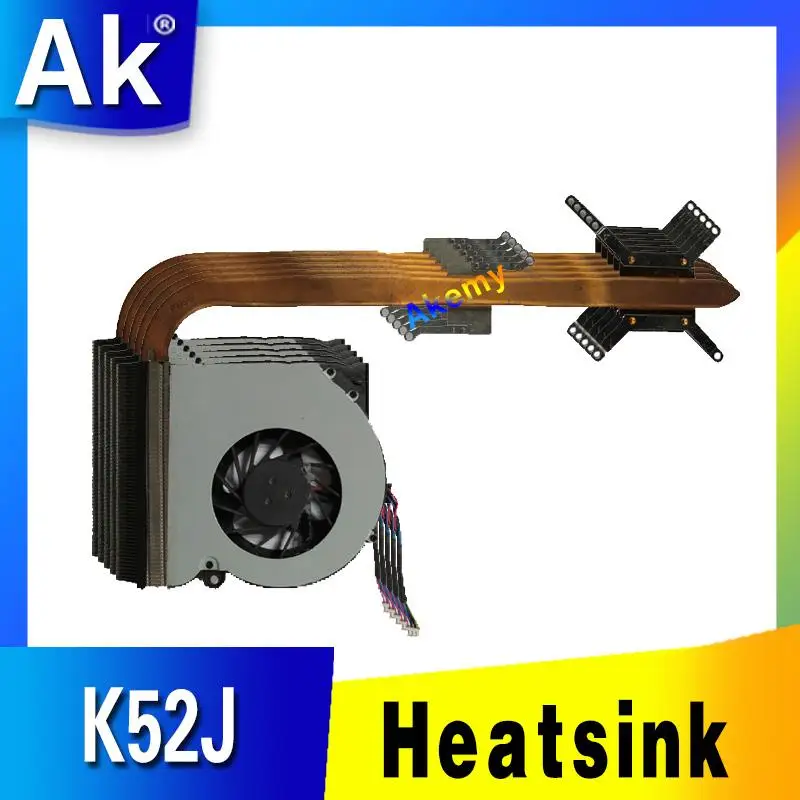 Akemy оригинальный охлаждающий вентилятор для ноутбука For Asus K52 K52F A52F X52F P52F k52J P52J A52J