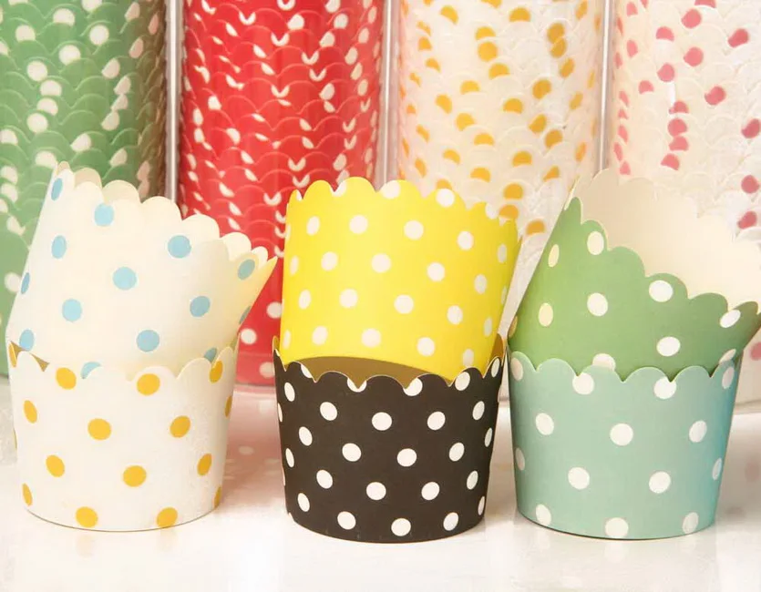 Food grade material Utility cake paper cups Muffin cups oven baking