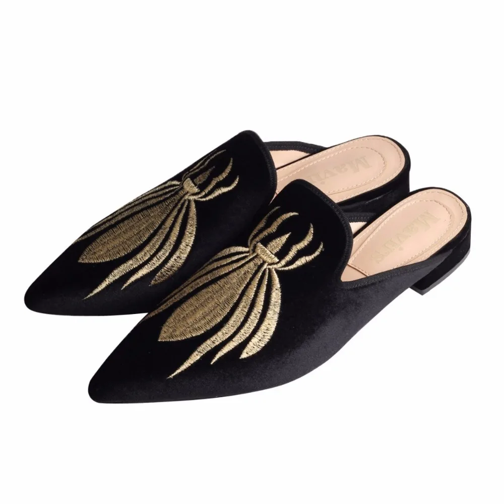 flat mule slippers