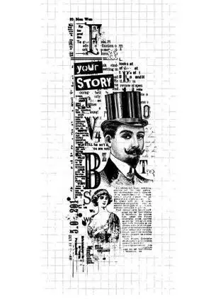 

Retro Gentlemen and Women Transparent Clear Silicone Stamp Seal DIY Scrapbooking photo Album Decorative Clear Stamp W1563