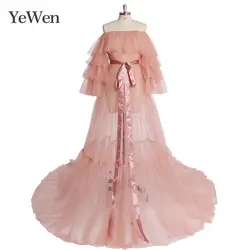 Розовые вечерние платья Длинные женские вечерние платья с вырезом лодочкой в стиле ампир 2019 Новые Вечерние платья YeWen