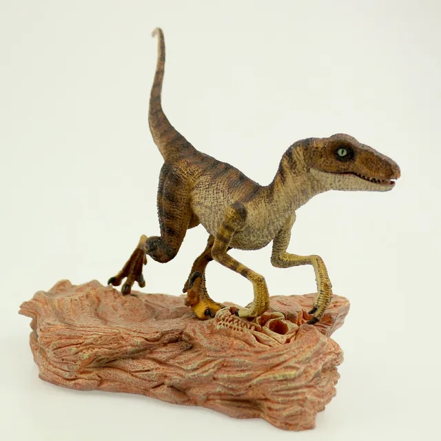 Jurassic World Velociraptor Blue Brown Models Children Dinosaur Toys Realistic Running Velociraptor Figures With Dinosaur Fossil Aliexpress Toys Hobbies
