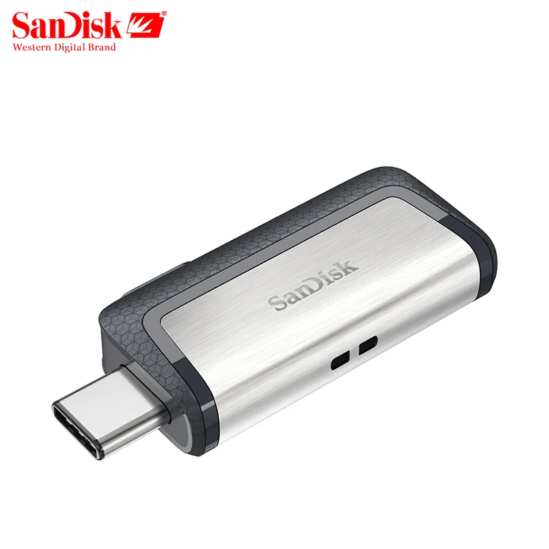 Флеш-накопитель sandisk OTG USB SDDDC2 32 Гб 64 Гб 128 ГБ 150MBS type-C USB3.1 двойной OTG флеш-накопитель USB флеш-накопители