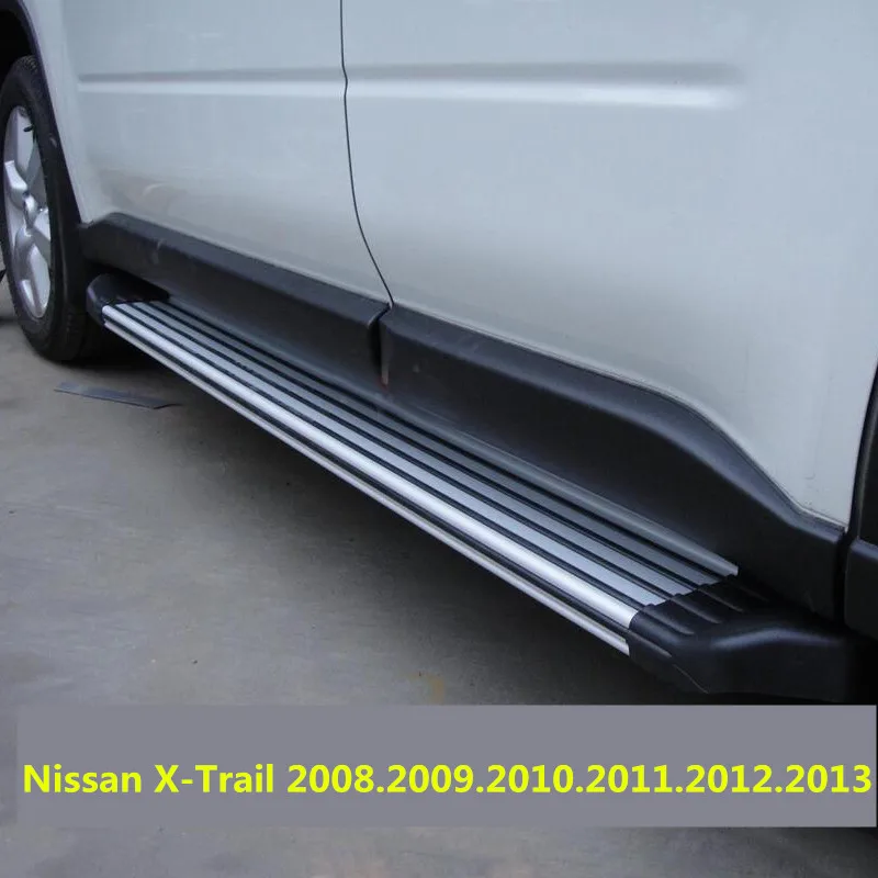 

For X-Trail 2008.2009.2010.2011.2012.2013 Running Boards Auto Side Step Bar Pedals High Quality Original Design Nerf Bars
