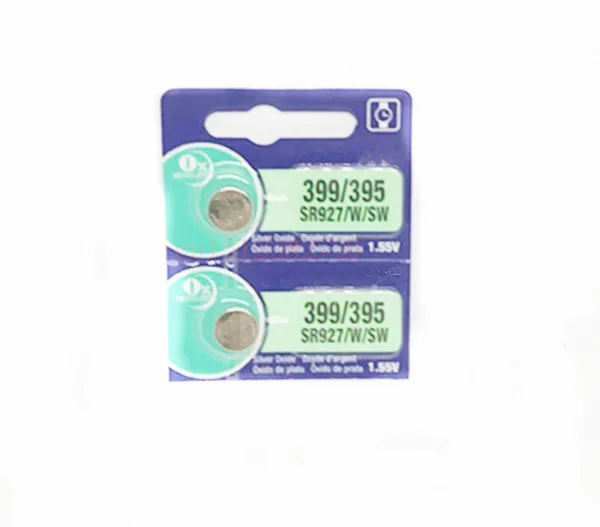 2Pcs/Lot RETAIL LONG LASTING 395 SR927SW 399 SR927W LR927 AG7 Watch ...