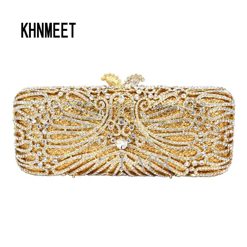gold prom purse