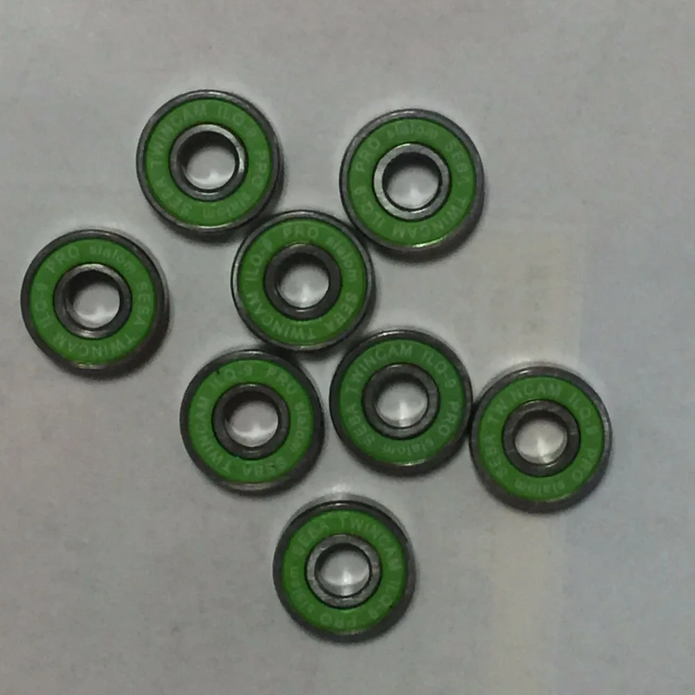 مضمنة الأسطوانة تزلج محامل الزلاجات محامل العالية السرعة الصلب كرات الانجراف لوحة تحمل تزلج مجلس الأسطوانة المضمنة شفرات